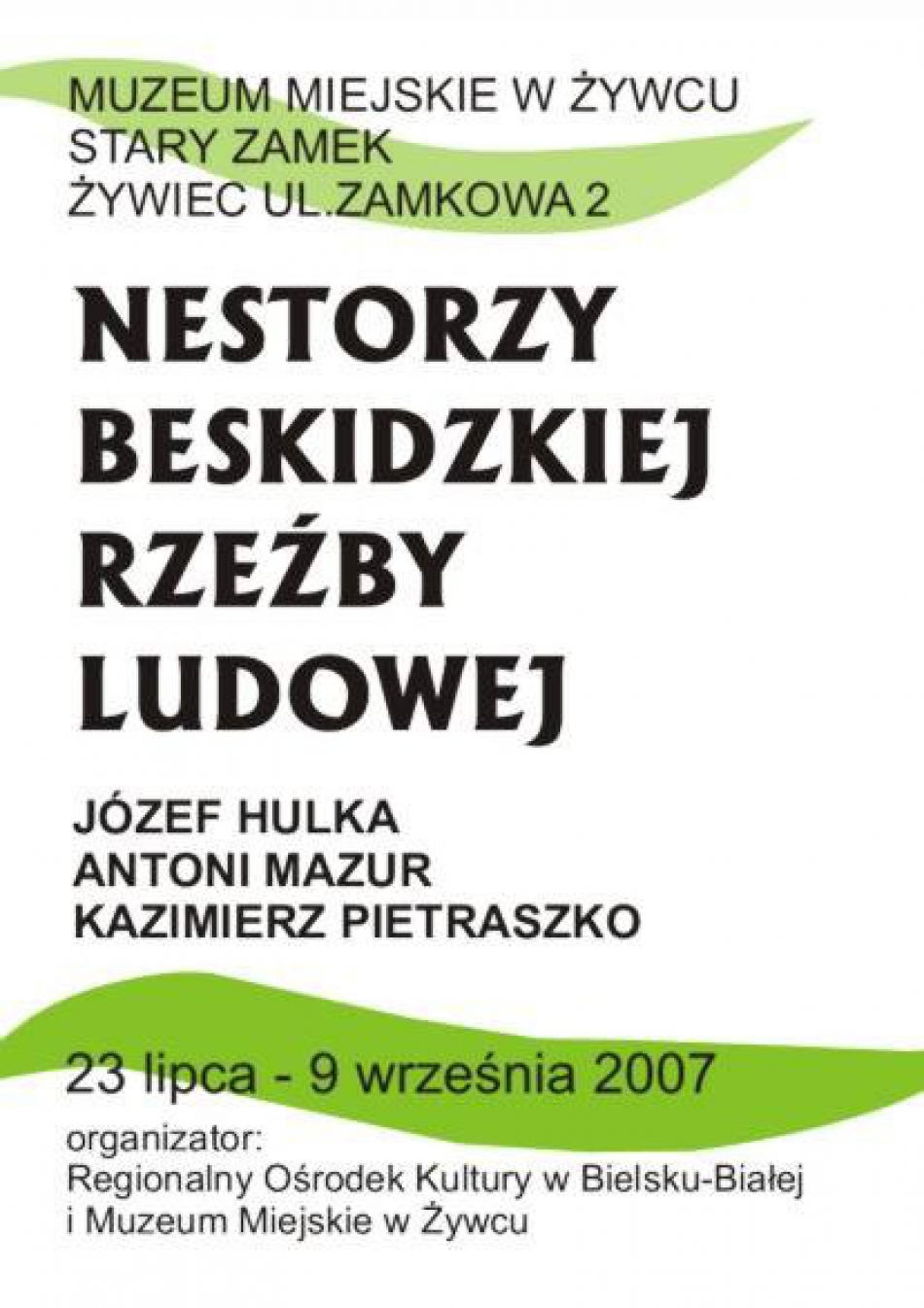 Nestorzy Beskidzkiej Rzeźby Ludowej