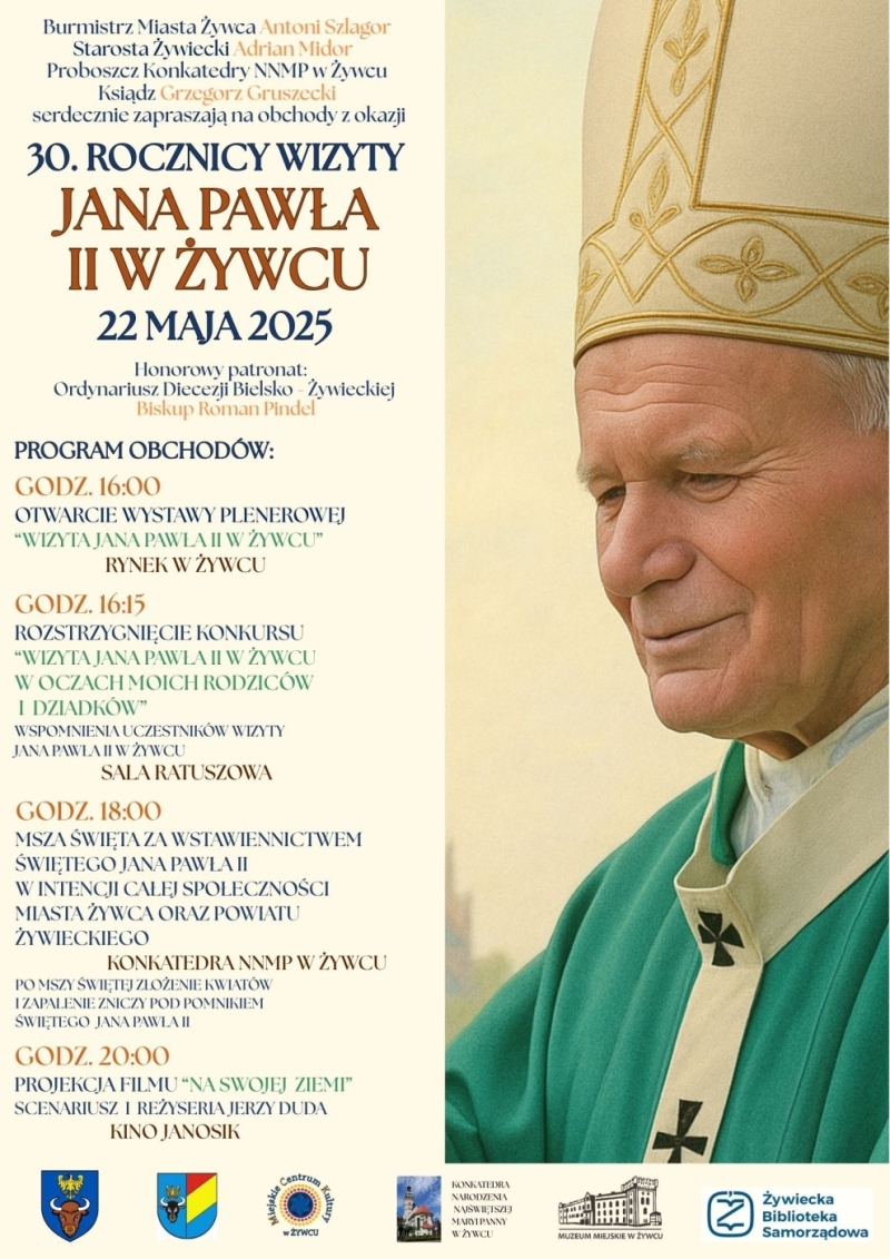Wyniki konkursu  „WIZYTA JANA PAWŁA II W ŻYWCU W OCZACH MOICH RODZICÓW   I DZIADKÓW” 