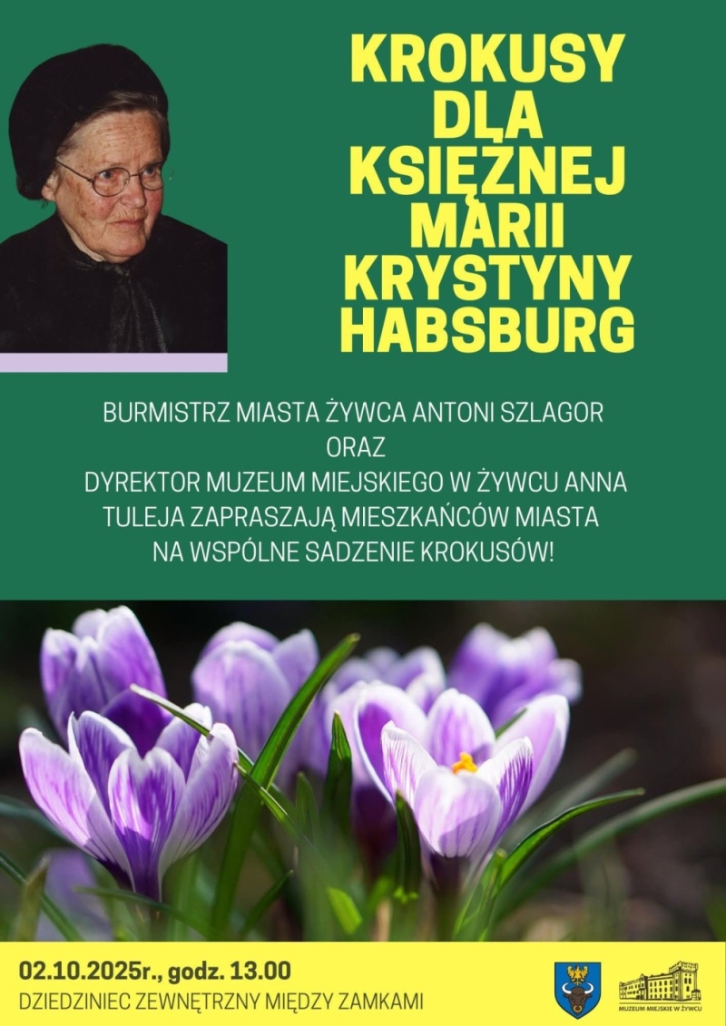 KROKUSY DLA KSIĘŻNEJ MARII KRYSTYNY HABSBURG!