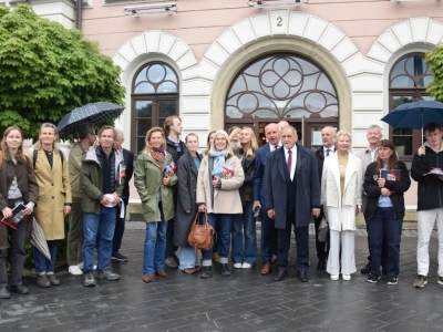Maria Christina Habsburg wraz z rodziną odwiedziła Muzeum Miejskie w Żywcu - zdjęcie1
